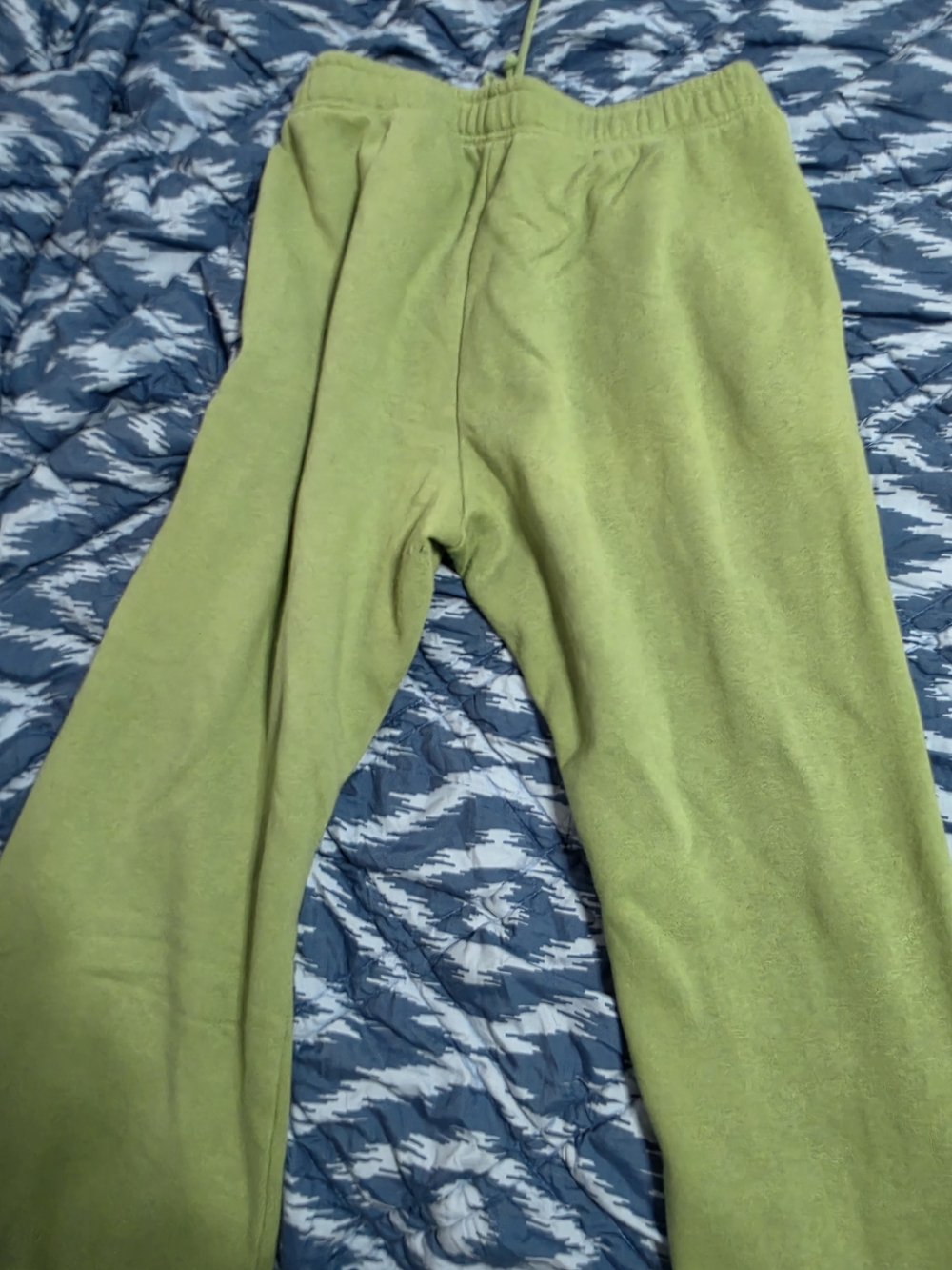 PINK Victoria's Secret Lime Green Straight Leg Pants